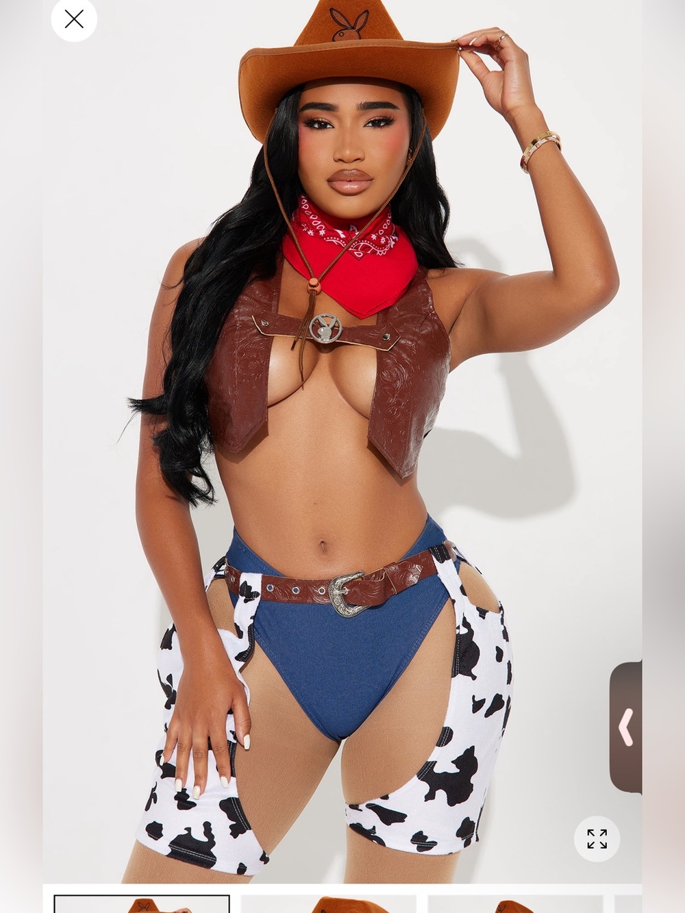 Cowgirl Cut-Out Halloween Costume